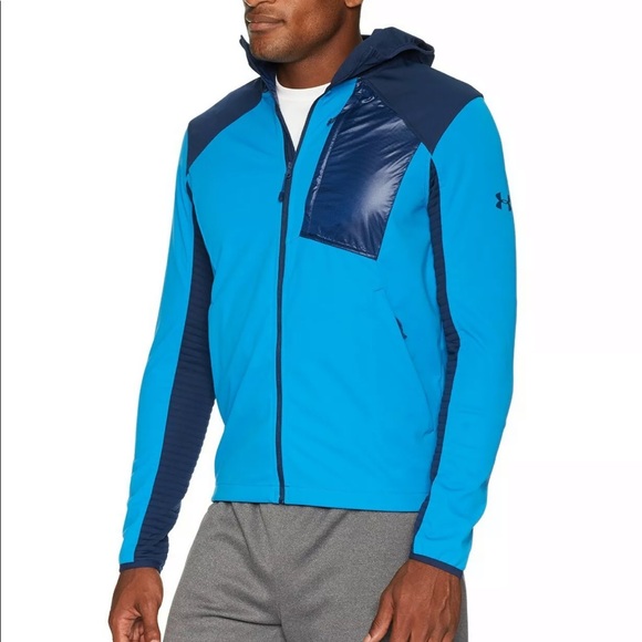 Under Armour Storm Men's Hooded Full Zip Treyk Ski Amazon Flex